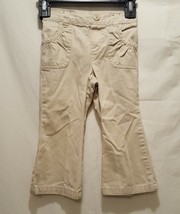 Kaki Pants Size 24 Months 2T Girls Pull On Faded Glory - $9.99