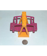 2003 lego 4453 orange swing frame with/magenta double seat 48642 1-01 vg - $20.48