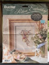 Bucilla Ribbon Embroidery Kit Floral Spray 40967 Designed by Judith Bake... - $18.80