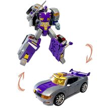 Metal Cardbot Wild Guardy Korean Racing Car Transforming Action Figure Robot Toy image 2