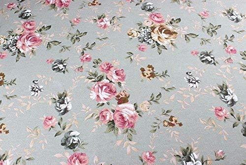 [Rose] 1.5M Wide Handmade Cotton Canvas Stripe Fabric (2x1.5M)