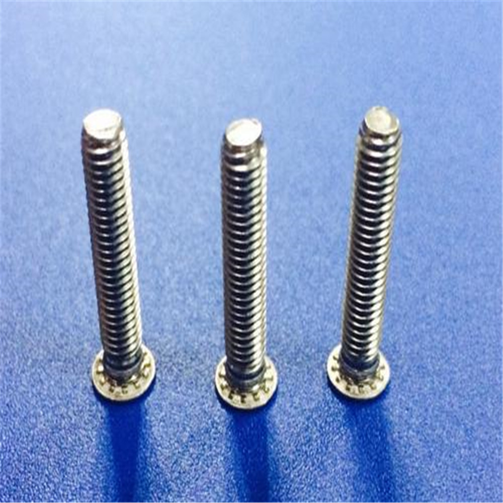 1000Pcs FH2564 Round Head Studs Blind Stud Protruding Platen Metal Sheet Screw Threaded Rods