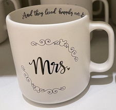 Disney Parks Mrs Wedding Ceramic Mug Cup NEW