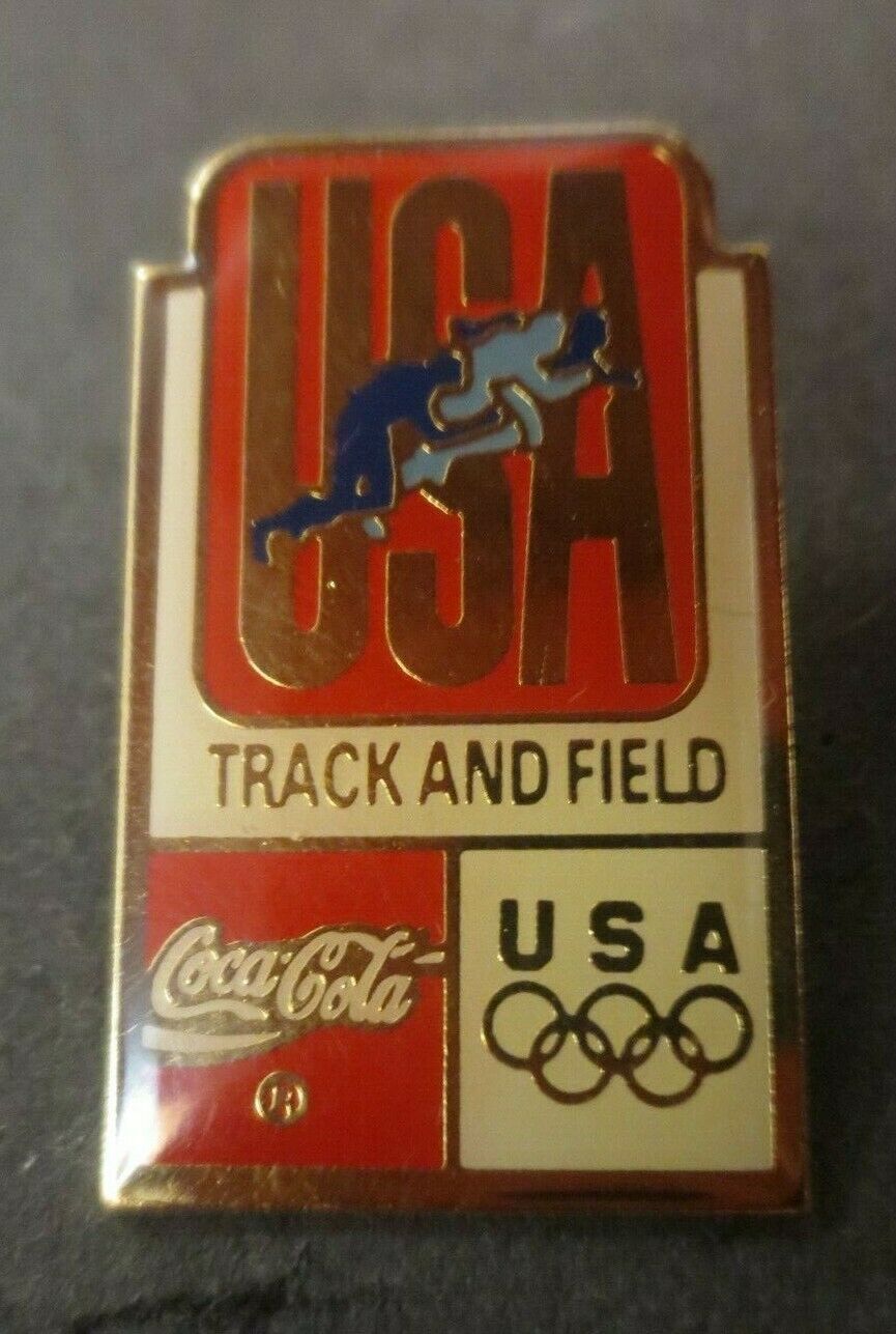 Coca-Cola USA Track and Field Olympics Lapel Pin - Other