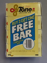 4 Vintage Tone Skin Care Bar Soap Cocoa Butter Yellow Colour 4.75 oz NOS - $36.77