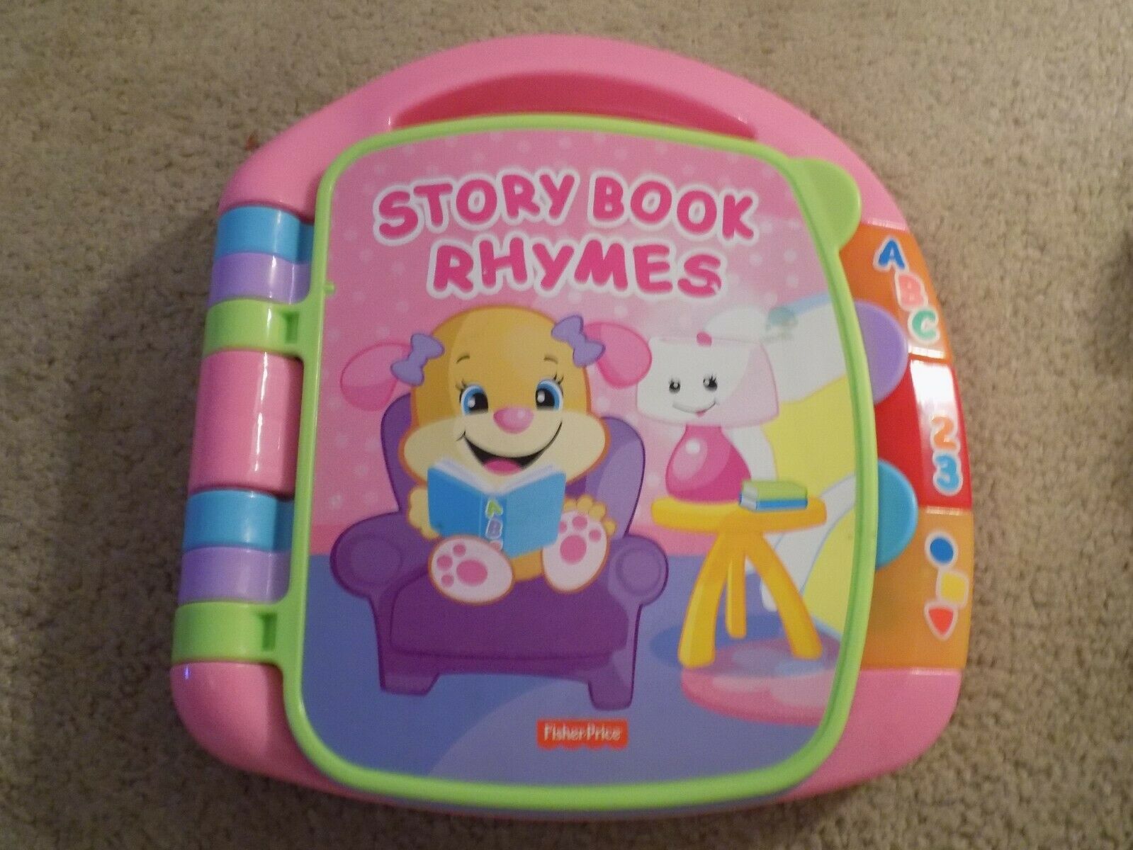 fisher price story rhymes book