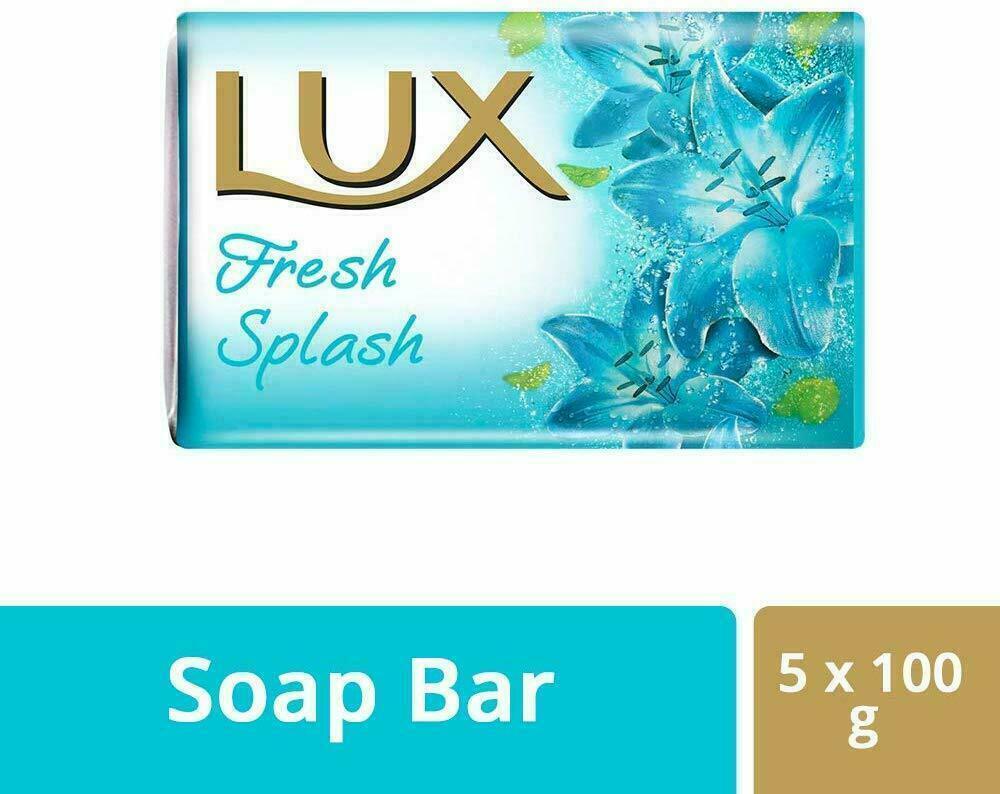 Lux Fresh Splash Soap 4x100g 1free Bar Soaps