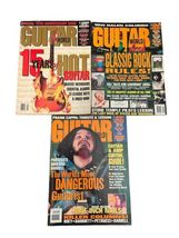 Vtg Lot (15) Guitar World Magazine Slash KISS Jimi Hendrix 1988 1990s Metallica image 6