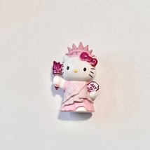 Sanrio Hello Kitty Lady Statue Of Liberty 2000 Charm Keychain Gotochi Rare - $38.99