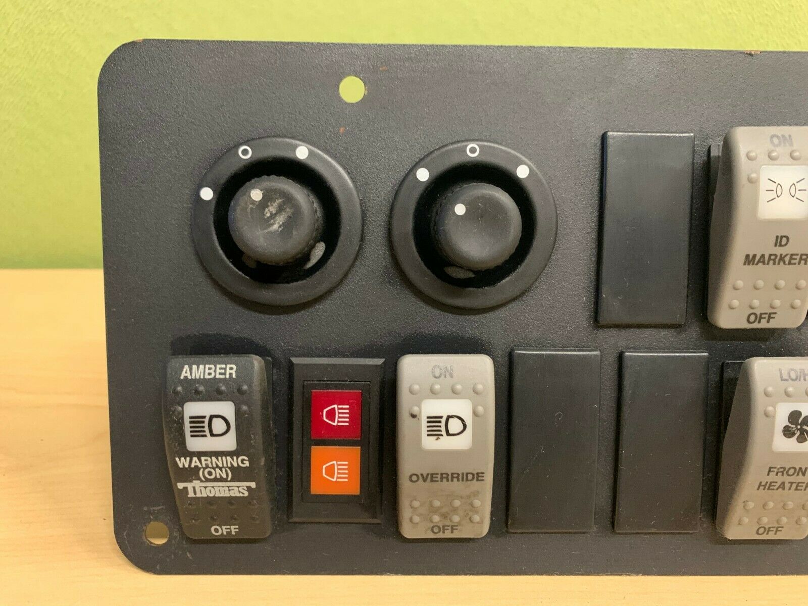 Thomas Bus Master Control Switch Panel Switches / Controls