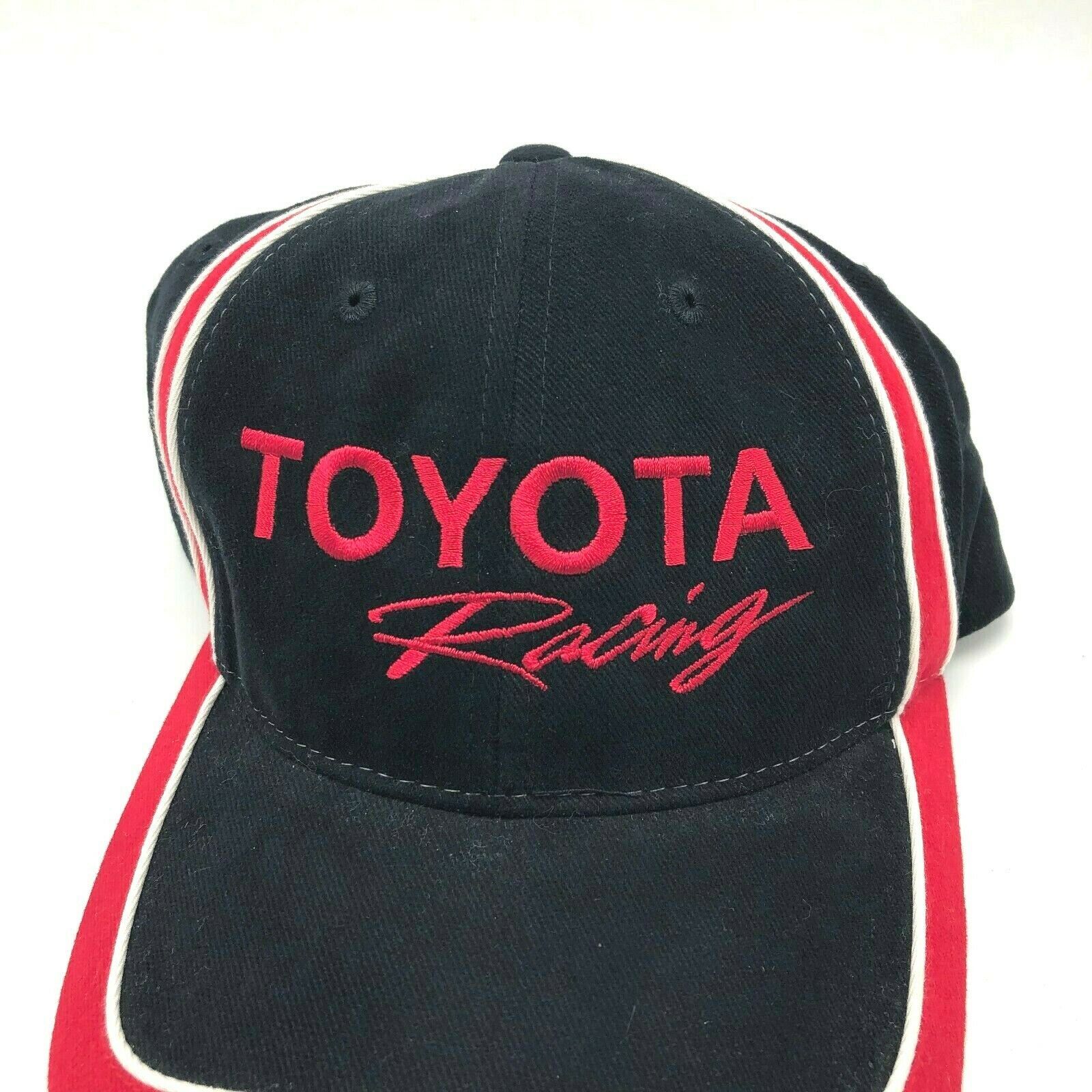 Sportsman Toyota Racing Hat Cap Strapback Red Black Hats