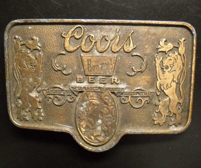 coors banquet belt buckle