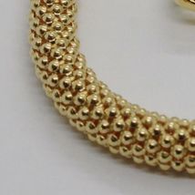 18K YELLOW GOLD BRACELET, 18.5 CM, 7.3 INCHES, BASKET WEAVE TUBE, 5 MM THICKNESS image 3