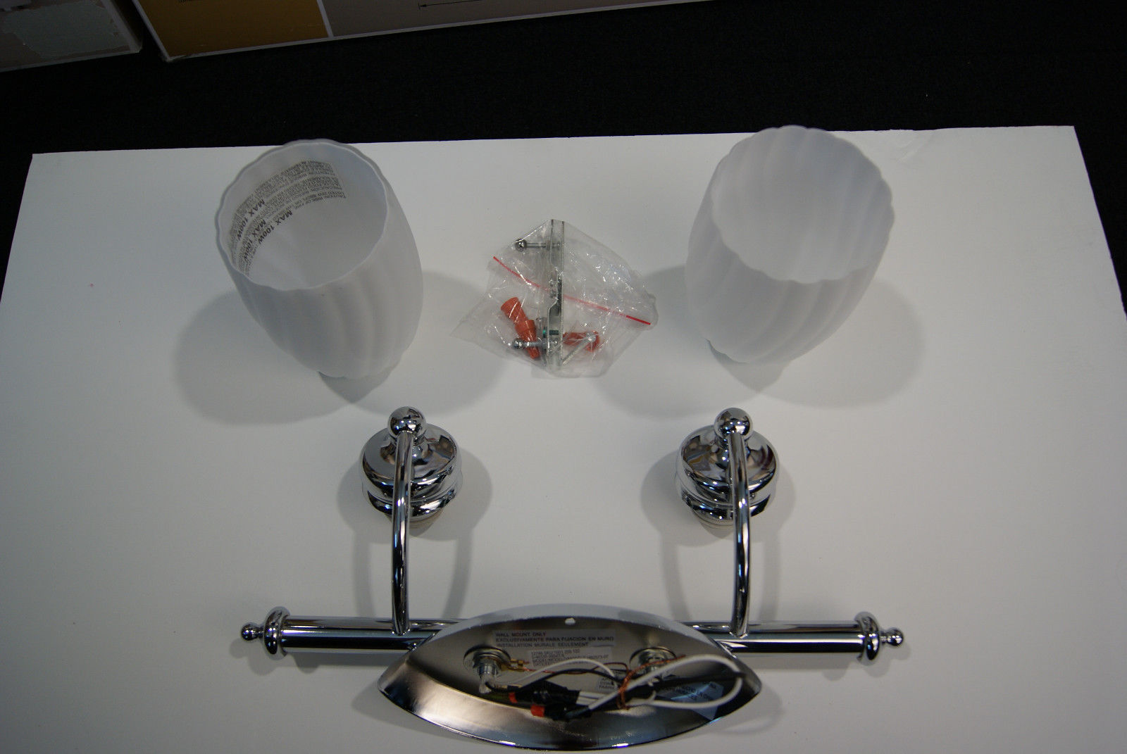 Hampton Bay Newbell 2 Light Vanity Fixture And 28 Similar Hampton Bay Newbell 2 Light Vanity Fixture Chrome Finish
