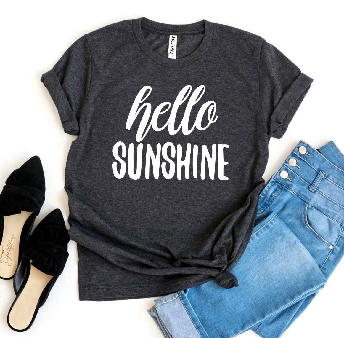 hello sunshine tee shirt