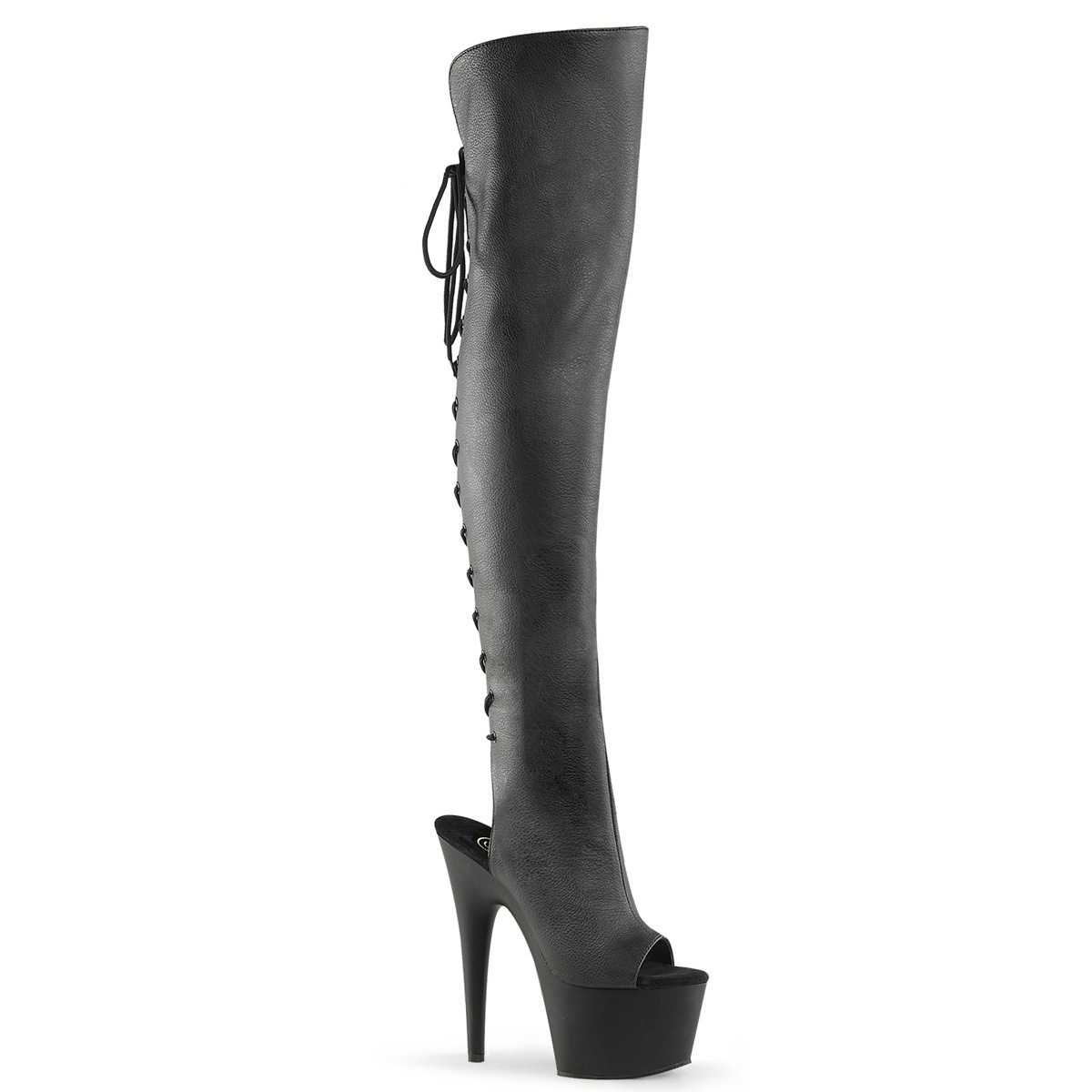 pleaser adore thigh high boots