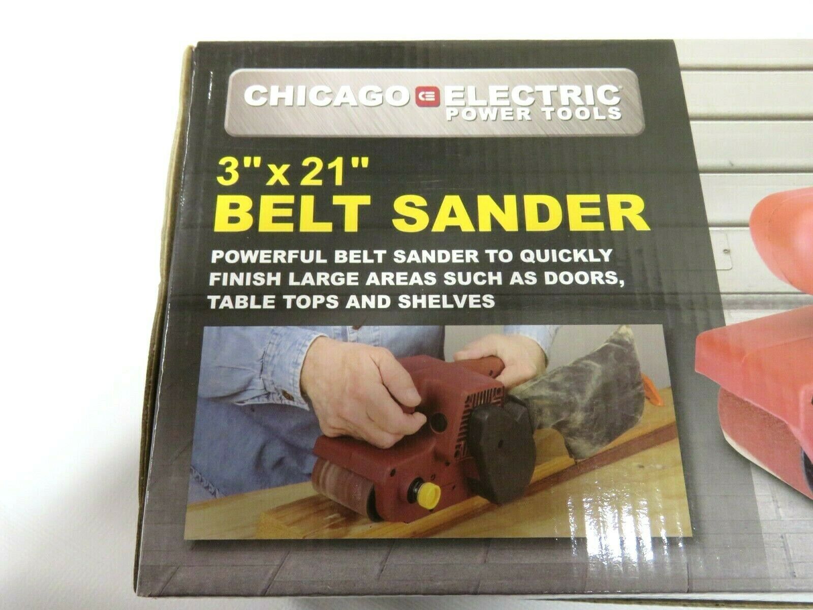 Chicago Electric Belt Sander 3" x 21" Sanders