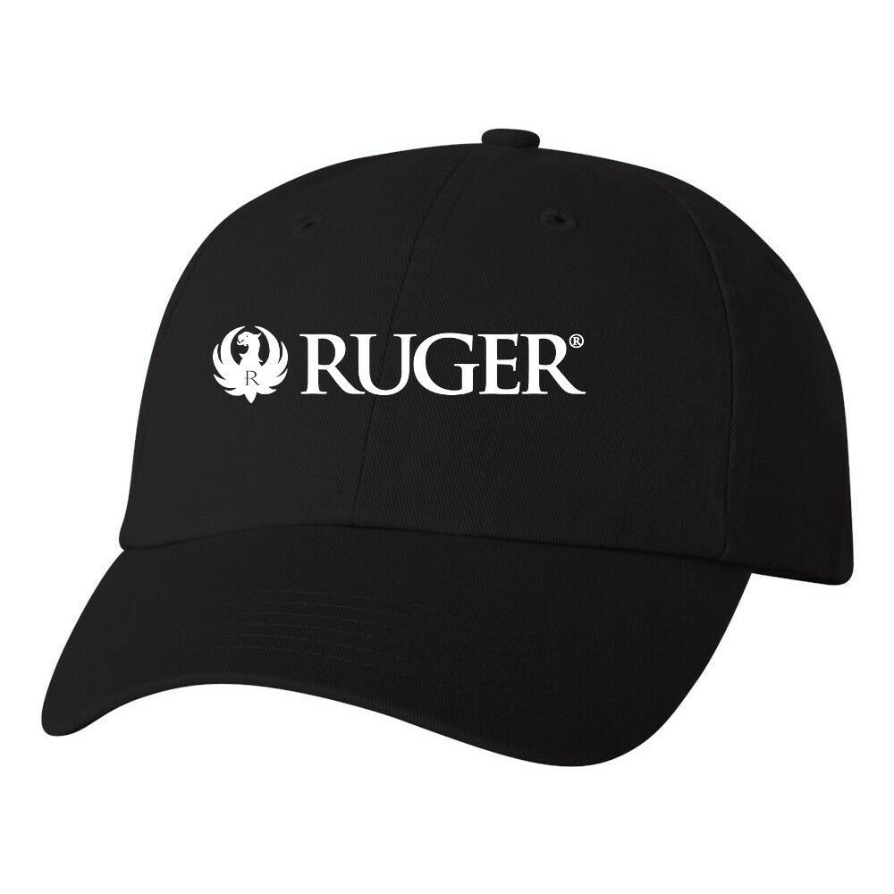 Ruger Script Logo Flexfit Fitted Hat Pro Gun 2nd Amendment Ball Cap