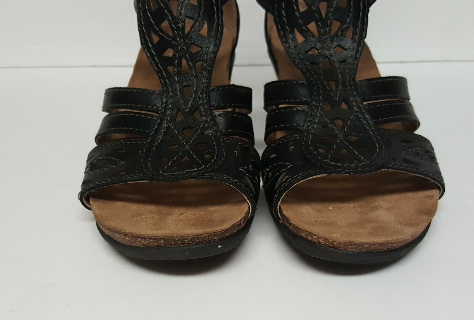 earth origins black sandals