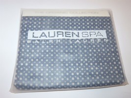 Ralph Lauren Island Retreat Dot Organic Full Flat Sheet Blue New - $45.54