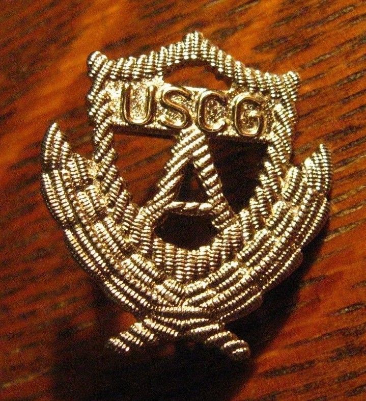 USCG Lapel Pin - United States Coast Guard USA Military Uniform Crest ...