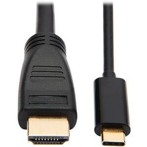 Tripp Lite USB C to HDMI Adapter Cable USB 3.1 4K@60Hz M-M USB-C Black 10ft
