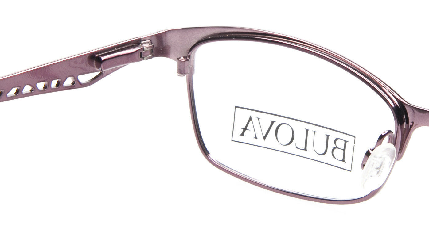 NEW BULOVA PETRA VIOLET EYEGLASSES GLASSES WOMEN's METAL FRAME 5117
