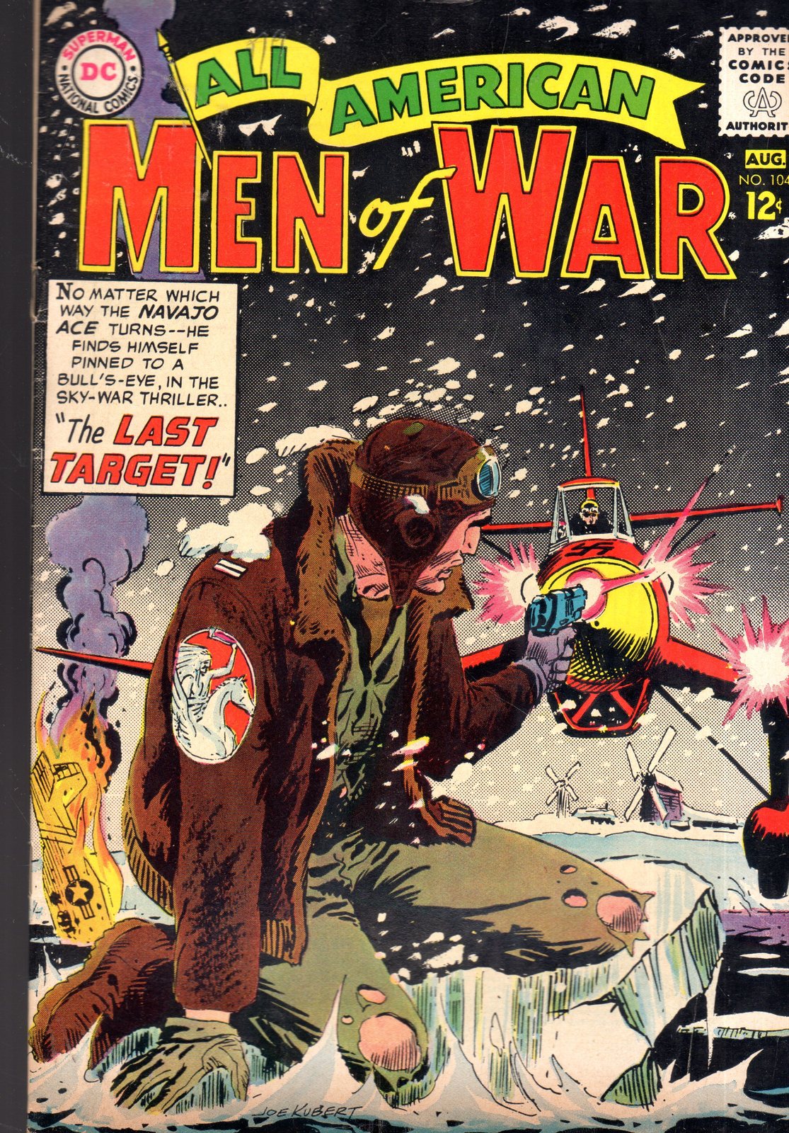 ALL-AMERICAN MEN OF WAR #104, -1964 - DC-RUSS HEATH-NAVAJO ACE-JOHNNY ...