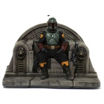 The Mandalorian Boba Fett on Throne Deluxe 1:10 Scale Statue - $385.69
