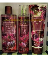 ScentWorx by Harry Slatkin MY LOVE Body Cream Fragrance Mist Shower Gel - $32.00