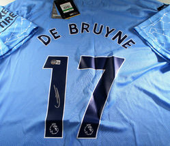 Kevin De Bruyne / Autographed Manchester City Pro Style Soccer Jersey / Beckett - $229.50