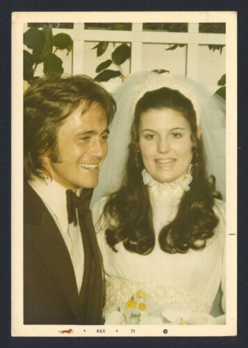 1971 LUCIE ARNAZ & PHIL VANDERVORT Wedding Day Candid Vintage Original ...