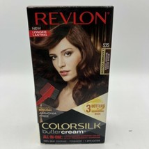 Revlon Colorsilk Butter Cream 535 Medium Golden Mahogany Brown Hair Dye - $12.13