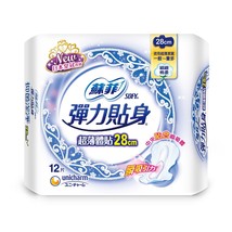 Unicharm Sofy Ultra-Thin Overnight Sanitary Napkin with Wings 28cm