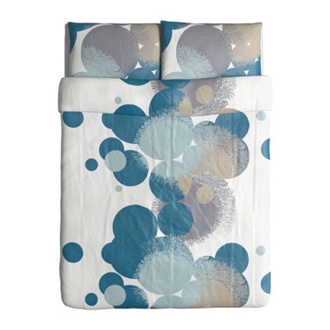 Ikea Bolltistel Duvet Cover And Pillowcase Doublequeen Blue 102890