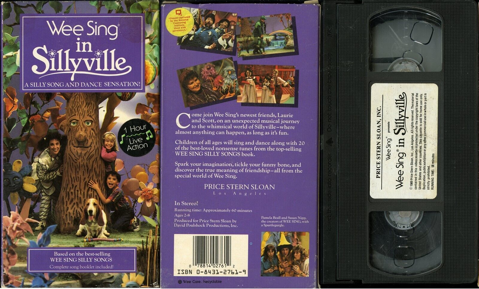 WEE SING IN SILLYVILLE A SILLY SONG SENSATION VHS PRICE STERN SLOAN ...