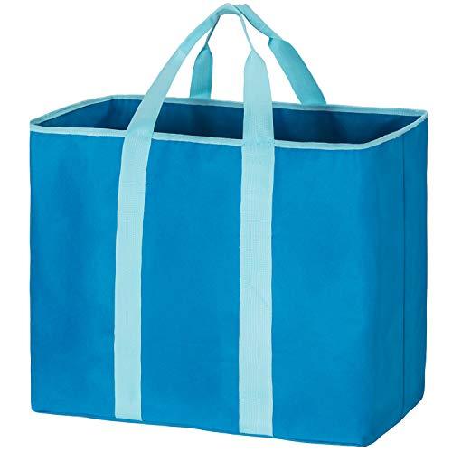 WISHPOOL Collapsible Laundry Tote Bag with Handles Large Foldable