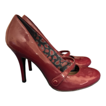 American Eagle Burgundy Red Size 8.5 Mary Jane heels shoes - $22.50