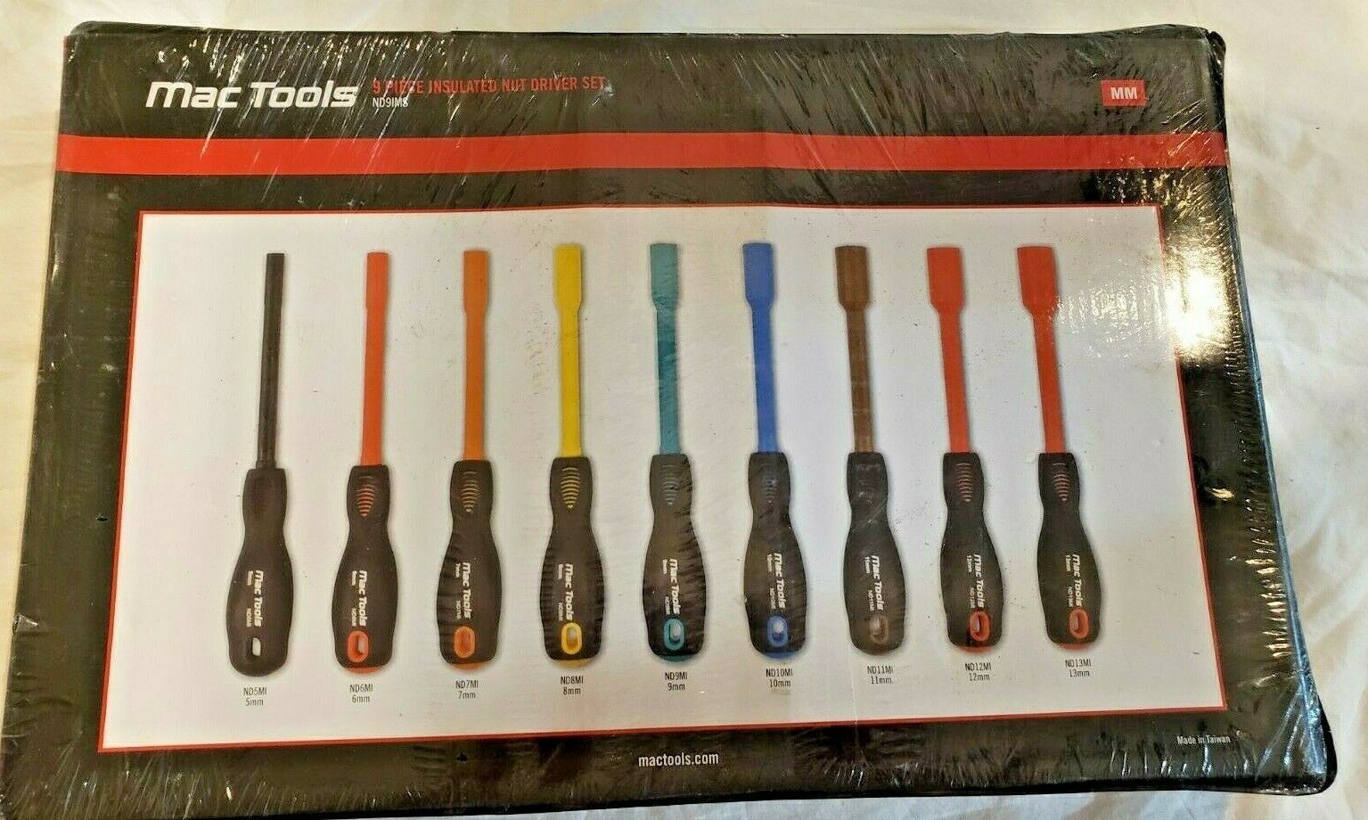 Mac Tools 9Pc Insulated Nut Driver Set ND91MS Everything Else