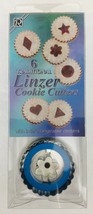 Linzer Cookie Cutter 6 Shapes New in Package w/ Recipe by R&amp;M 2005 #1838 - $19.34