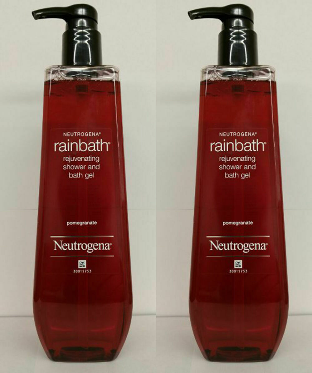 (2) Neutrogena Rainbath Rejuvenating Shower Gel Pomegranate 40 oz Large