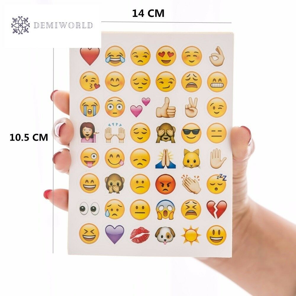 19 sheets emoji sticker assortment 912 stickers the most