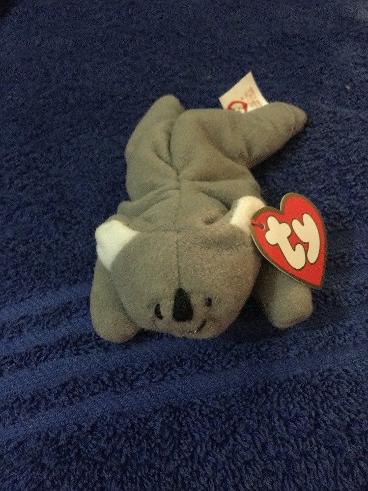 Ty TEENIE 3” Beanie Babies 1993 Pinchers Lobster Red Tag Creased
