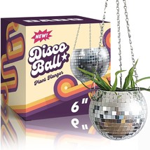 Dado 6&quot; Disco Ball Planter - Disco Planter For Indoor Plants- Disco Ball... - $41.99