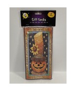 NOS Vintage Halloween Fall Harvest Gift Sacks Goody Bags Treat Bags pack... - $15.00