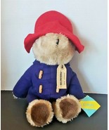 Vintage Paddington Bear Eden Toys 1975 1981 Red Rain Hat blue coat New W... - $49.99
