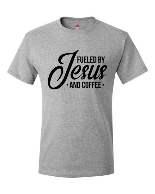T-shirt Shirt Christian Religious Faith Belief I Love Fueled By Jesus ...