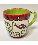 Laura Kirkland Designs for Glory Haus Merry Christmas Coffee Tea Cup Mug... - $9.56