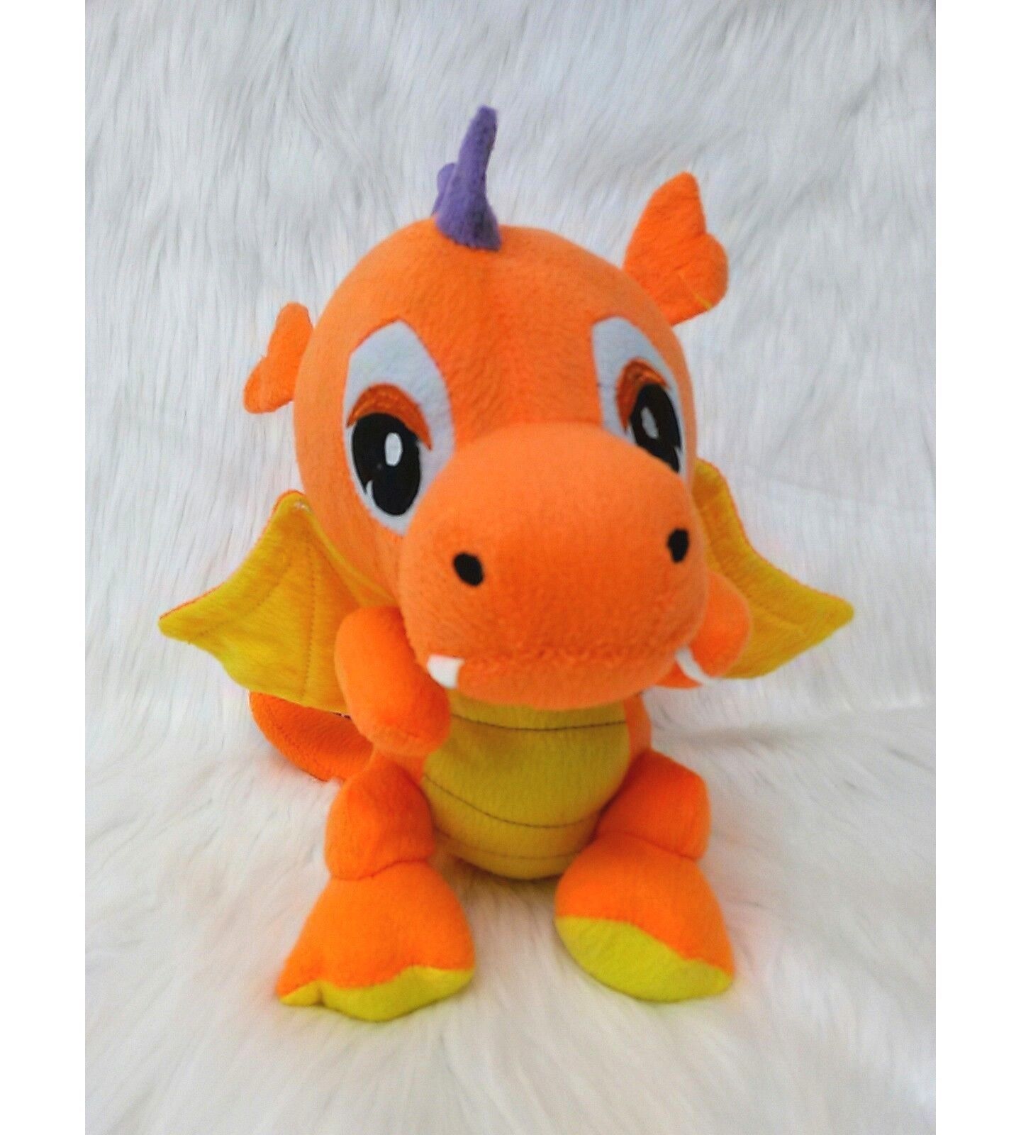 orange dragon plush