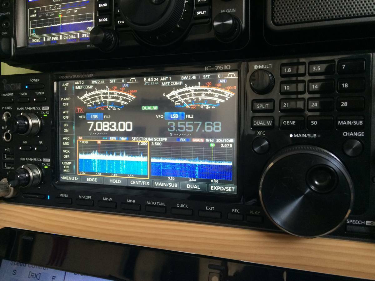 ICOM IC-7610 Transceiver HF +50 MHz SSB/CW/RTTY/PSK31-63/AM/FM 100W ...